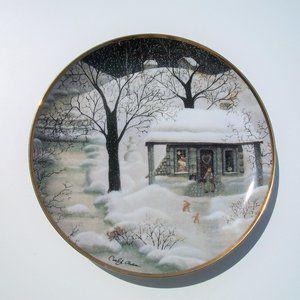 MOONLIGHT VISITORS LIMITED EDITION COLLECTOR PLATE
